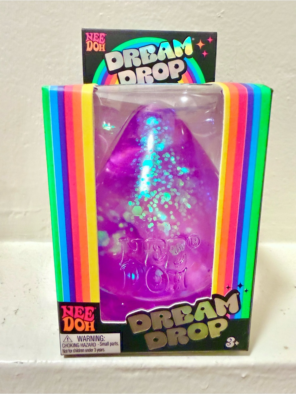 100% AUTHENTIC Schylling Needoh NEE DOH DREAM DROP - purple sparkle!